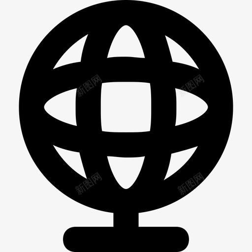 网络地球国际图标svg_新图网 https://ixintu.com 全球 国际 地球 科技线图标 网络