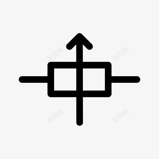 变阻器元件电子图标svg_新图网 https://ixintu.com 元件 变阻器 欧姆 电子 电阻 电阻器