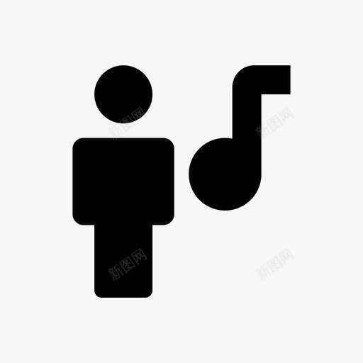 艺术家音乐艺术家完美像素图标svg_新图网 https://ixintu.com 完美像素 艺术家 音乐艺术家