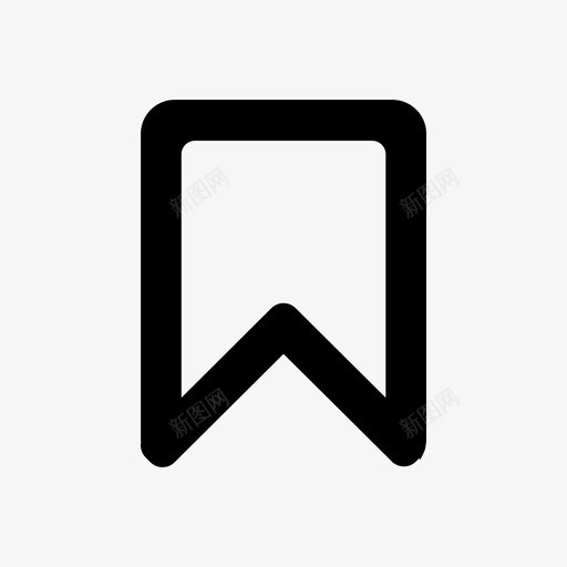 书签添加到书签稍后阅读图标svg_新图网 https://ixintu.com 书签 实线图标 添加到书签 稍后阅读