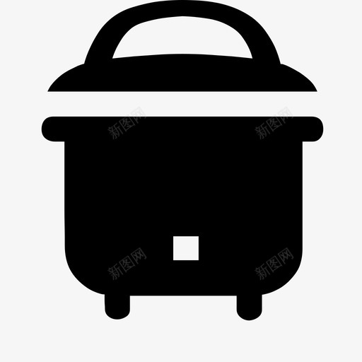电饭锅svg_新图网 https://ixintu.com 电饭锅 电饭煲 煮饭器 锅具