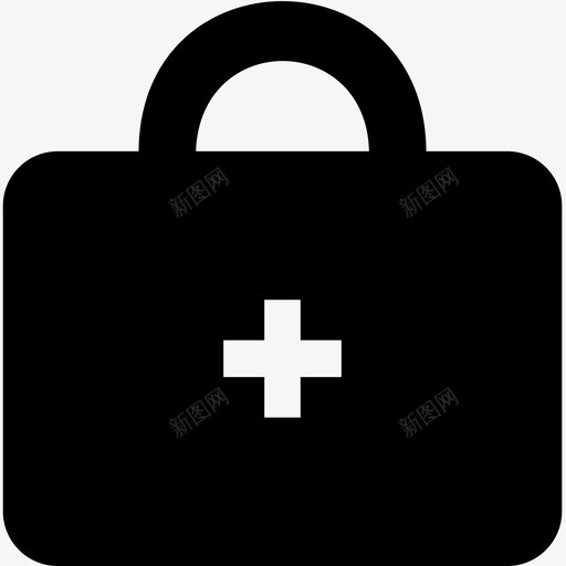急救箱公文包药品图标svg_新图网 https://ixintu.com 公文包 急救箱 药品