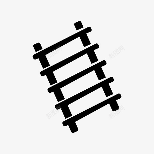 梯子下来台阶图标svg_新图网 https://ixintu.com 上去 下来 台阶 梯子