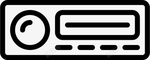 收音机fm汽车零件图标svg_新图网 https://ixintu.com smashicons汽车零件2概述 收音机fm 汽车 车辆 零件