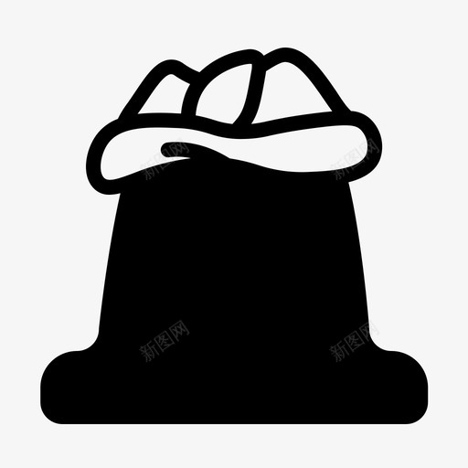 麻袋生物制品香草图标svg_新图网 https://ixintu.com 厨房调味料 生物制品 茶 调味料 香草 麻袋