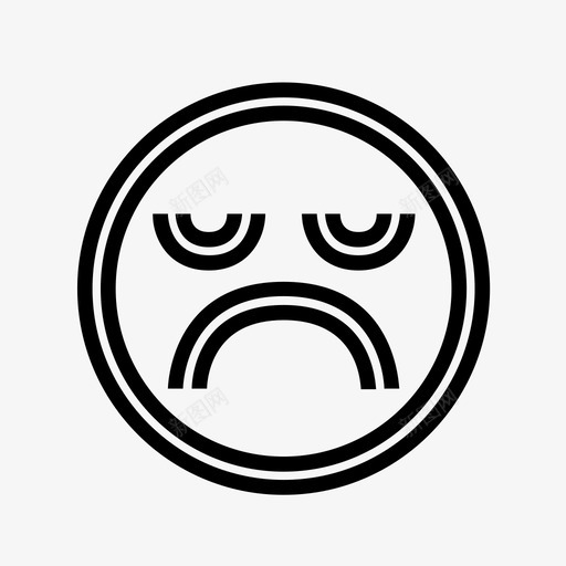 生气表情暴躁图标svg_新图网 https://ixintu.com 暴躁 生气 笑脸 表情