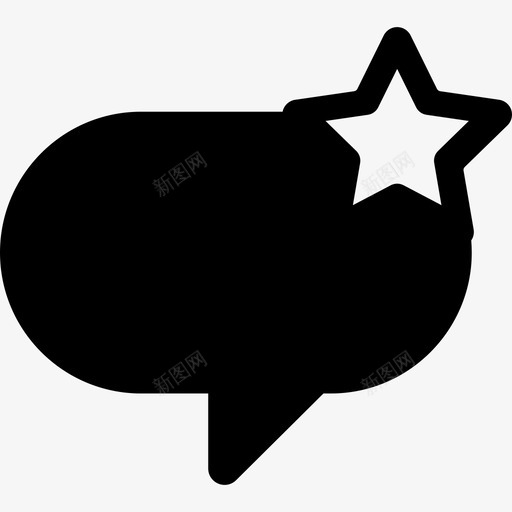 重要信息形状谈话图标svg_新图网 https://ixintu.com 形状 谈话 重要信息