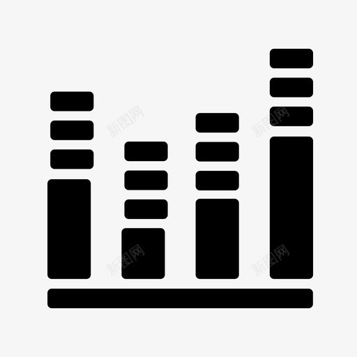 均衡器条形图图表图标svg_新图网 https://ixintu.com 列 图形 图表 均衡器 条形图