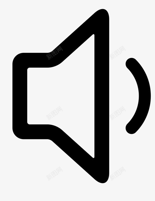 降低音量降低声音音乐图标svg_新图网 https://ixintu.com 降低声音 降低音量 音乐