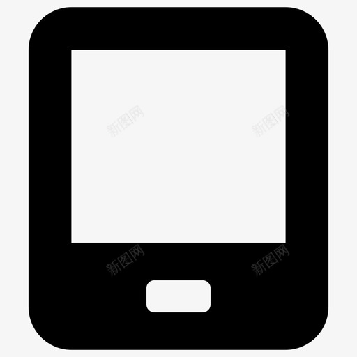 平板电脑简单图标svg_新图网 https://ixintu.com 平板电脑 简单图标