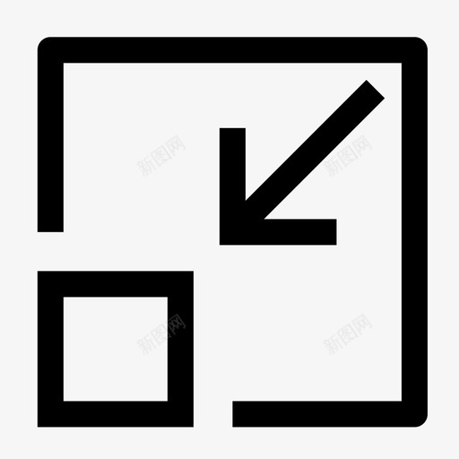 ic_缩小图表svg_新图网 https://ixintu.com ic_缩小图表