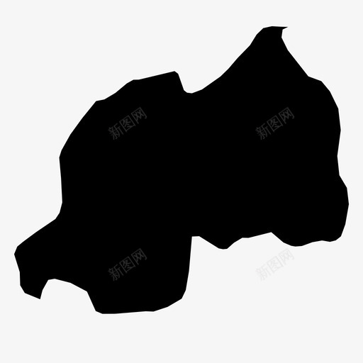 卢旺达非洲国家图标svg_新图网 https://ixintu.com 世界各国 卢旺达 国家 地图 基加利 非洲