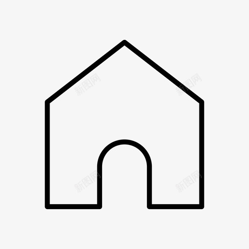 家房子办公室图标svg_新图网 https://ixintu.com 办公室 家 房子