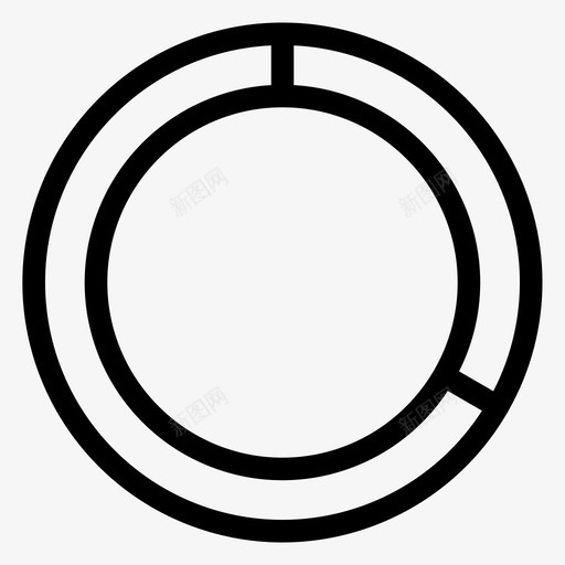 数据使用互联网使用饼图图标svg_新图网 https://ixintu.com 互联网使用 功能表 数据使用 流量 统计 饼图
