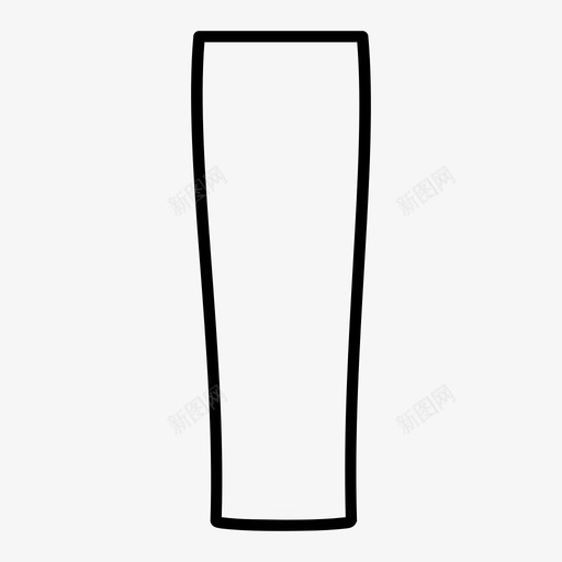 品脱杯啤酒杯饮料杯图标svg_新图网 https://ixintu.com 一杯水 品脱杯 啤酒杯 苏打水 饮料杯
