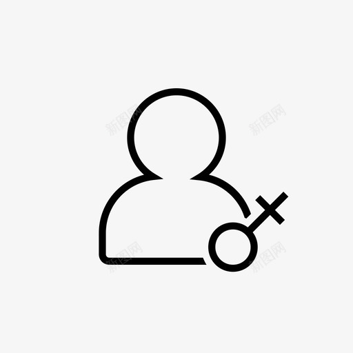 女用户账号女图标svg_新图网 https://ixintu.com 女 女用户 账号 账号操作