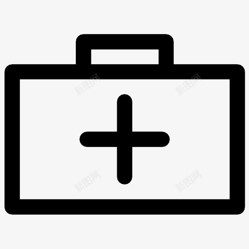 急救箱箱医疗箱图标svg_新图网 https://ixintu.com 医疗箱 急救箱 箱