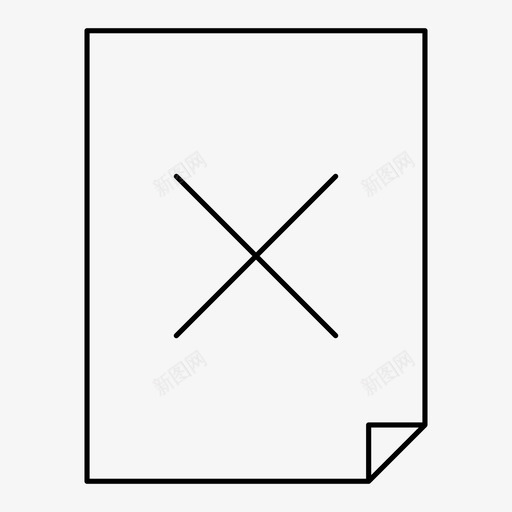 删除文件文章信息图标svg_新图网 https://ixintu.com 信息 删除 删除文件 功能四机 文本 文章