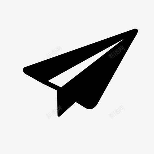 纸飞机信息火箭图标svg_新图网 https://ixintu.com 信息 火箭 纸飞机