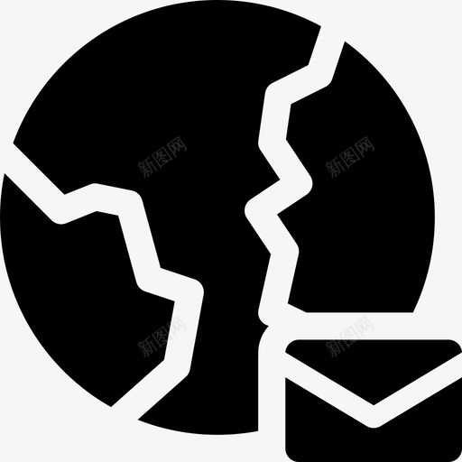 地球电子邮件地球仪图标svg_新图网 https://ixintu.com 信件 信息 充满地球 地球 地球仪 电子邮件 行星