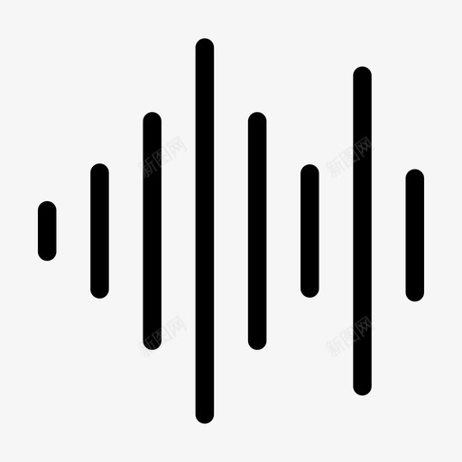 均衡器音频音乐均衡器图标svg_新图网 https://ixintu.com 均衡器 声音 录音 音乐均衡器 音符 音频