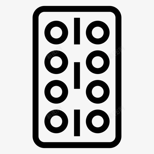 药品器械药片图标svg_新图网 https://ixintu.com 器械 药品 药片 运动健身线图标