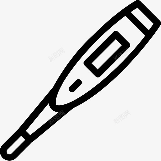 温度计发烧刻度医院图标svg_新图网 https://ixintu.com 医疗 医疗线图标 医院 发烧刻度 温度 温度计