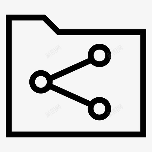 共享目录文件箱图标svg_新图网 https://ixintu.com 公文包 共享 夹套 文件和文件夹行图标 文件夹 文件箱 目录