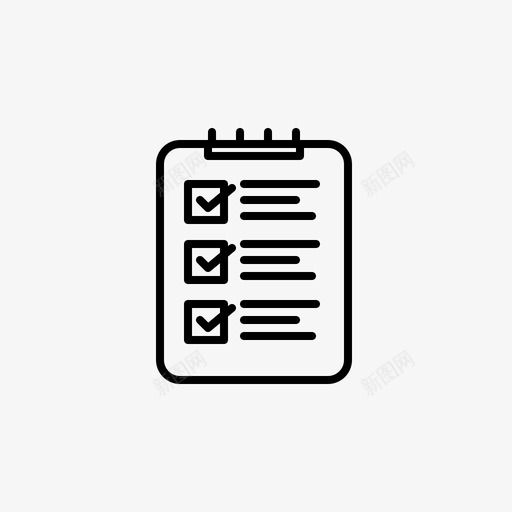清单任务清单学习图标svg_新图网 https://ixintu.com 任务清单 学习 工作 清单 科学教育