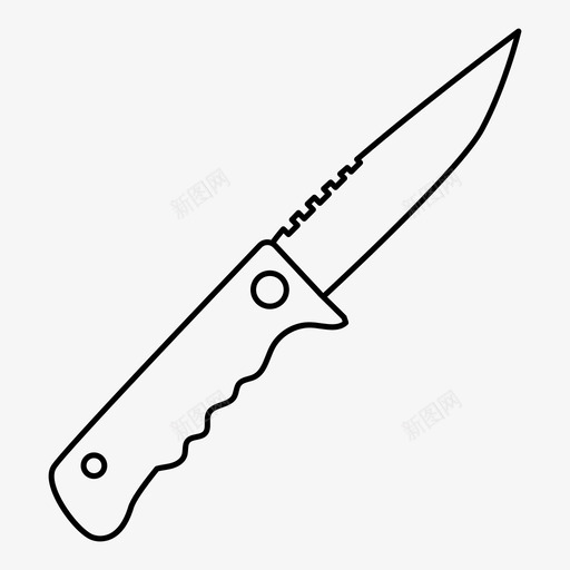 刀武器图标svg_新图网 https://ixintu.com 刀 武器