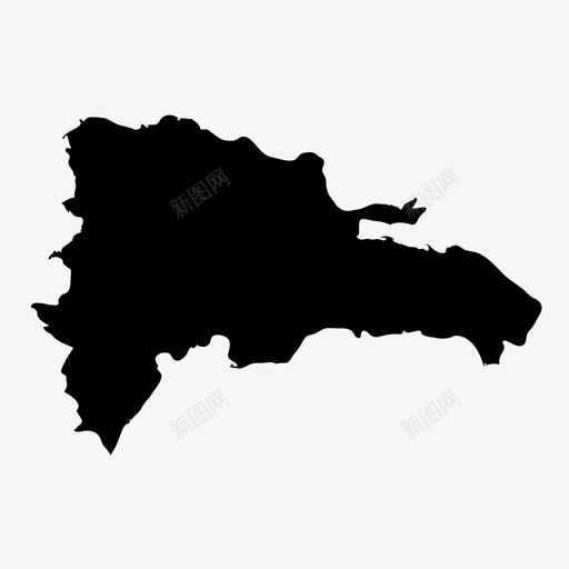 多米尼加共和国加勒比地理图标svg_新图网 https://ixintu.com 伊斯帕尼奥拉 加勒比 圣多明各 地图 地理 多米尼加共和国