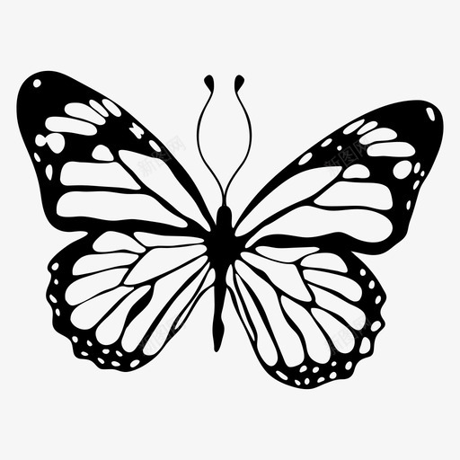 蝴蝶昆虫鳞翅目图标svg_新图网 https://ixintu.com 昆虫 蝴蝶 鳞翅目