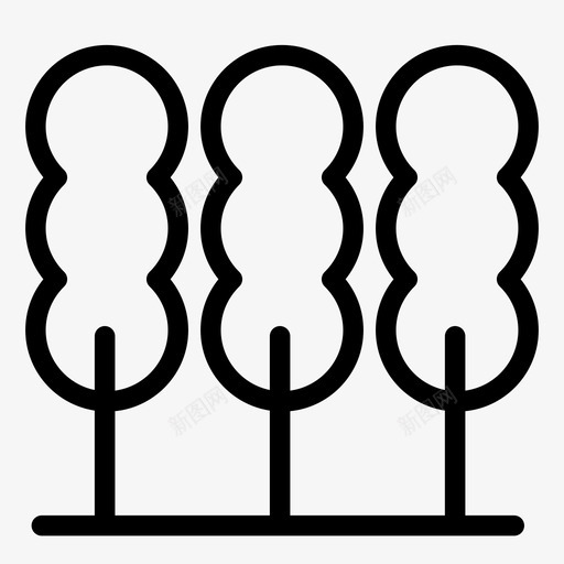 树木生态环境图标svg_新图网 https://ixintu.com 树木 环境 生态 绿色