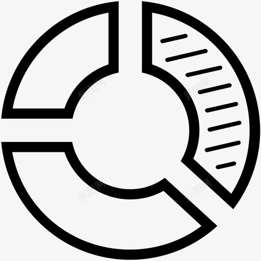 饼图图表报表图标svg_新图网 https://ixintu.com 业务和财务大纲1 图表 报表 饼图