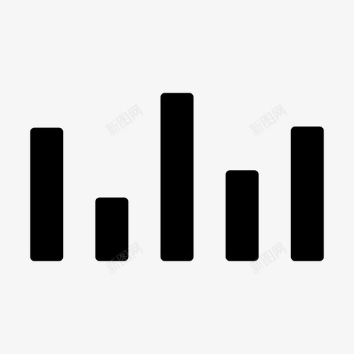 均衡器条形图图表图标svg_新图网 https://ixintu.com 列 图形 图表 均衡器 条形图