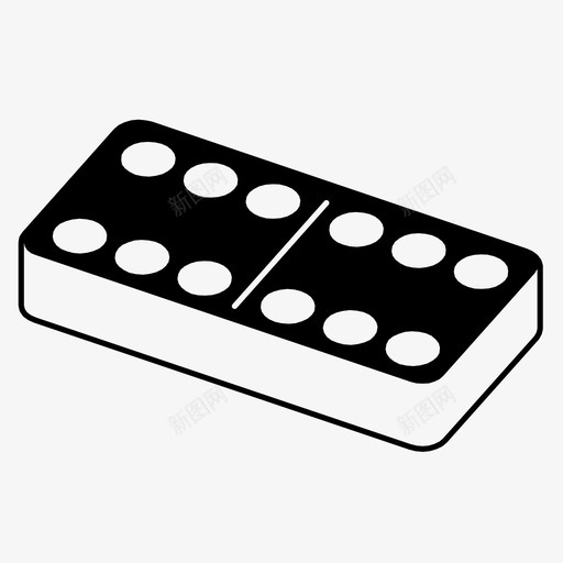 多米诺骨牌赌场赌博图标svg_新图网 https://ixintu.com 多米诺骨牌 桌上游戏 棋子 瓷砖 赌博 赌场