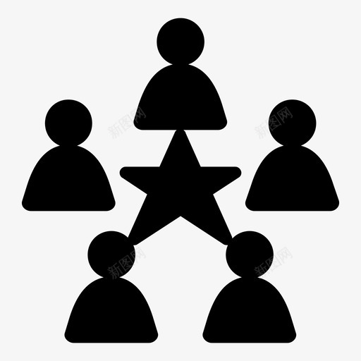 网络组图标svg_新图网 https://ixintu.com 组 网络