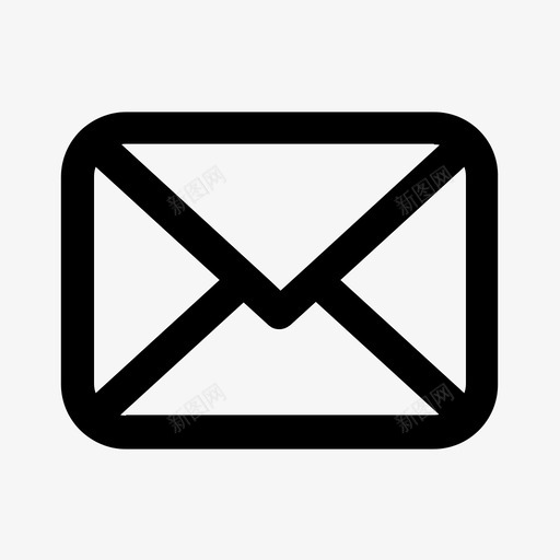 邮件地址信封图标svg_新图网 https://ixintu.com ui元素 位置 信封 地址 地点 邮件