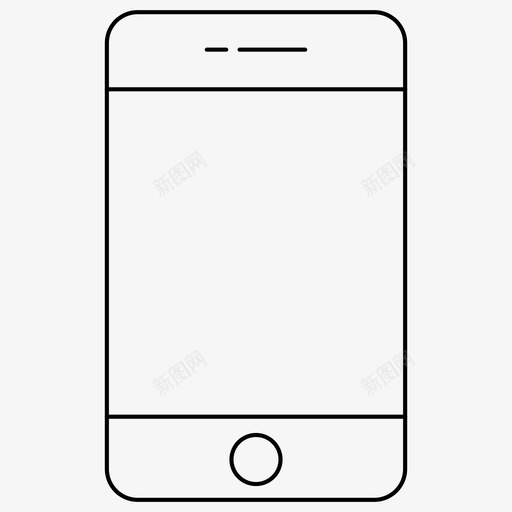 智能手机iphone教育瘦图标svg_新图网 https://ixintu.com iphone 教育瘦 智能手机