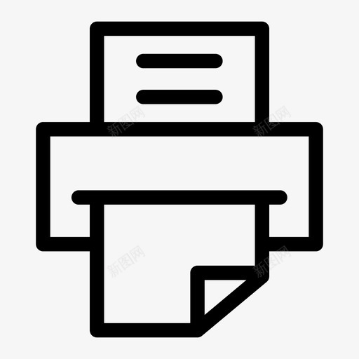 打印机复印件激光图标svg_新图网 https://ixintu.com 复印件 打印机 机器 激光 纸张