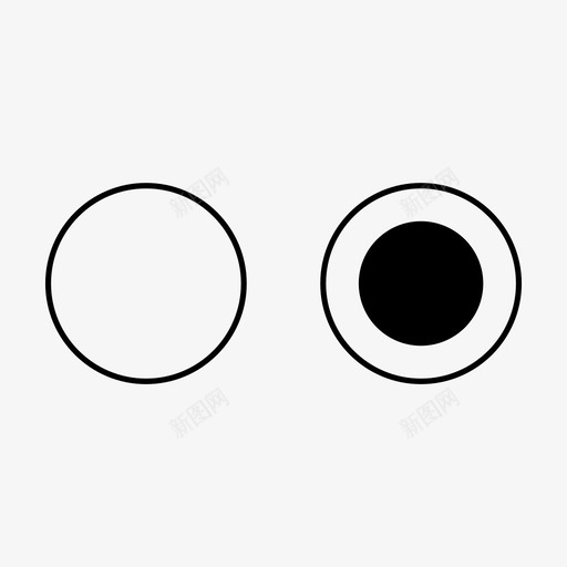 记录选中窗体元素图标svg_新图网 https://ixintu.com 单选按钮 复选框RadioButton精灵集合 窗体元素 记录 选中