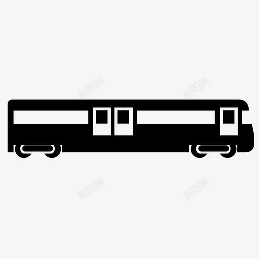 火车车厢铁路火车图标svg_新图网 https://ixintu.com 旅行 火车 火车车厢 铁路