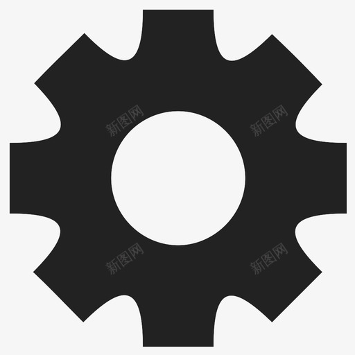 齿轮机械设置图标svg_新图网 https://ixintu.com 机械 设置 齿轮