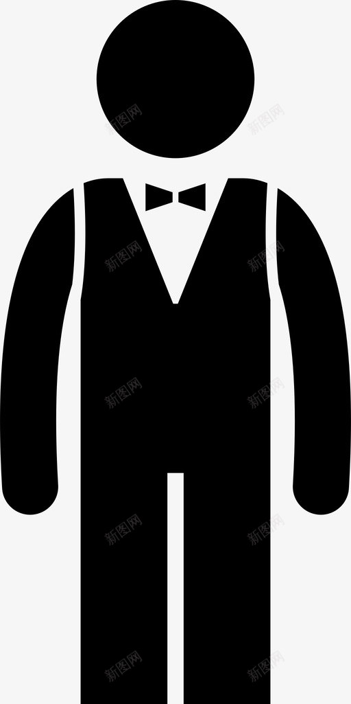 正式服装服装大胆的领带图标svg_新图网 https://ixintu.com 大胆的领带 服装 正式服装 特殊职业职业职业 聪明