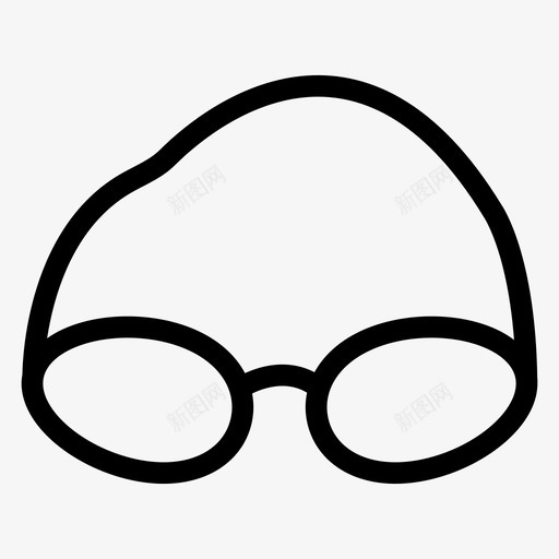 游泳眼镜太阳镜图标svg_新图网 https://ixintu.com 太阳镜 水 泳镜 游泳 眼镜 运动健身线图标