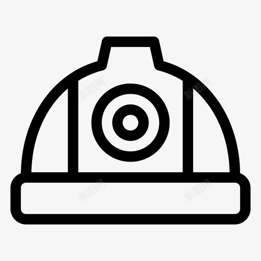 安全帽结构头盔图标svg_新图网 https://ixintu.com 中型 头盔 安全帽 工具 结构 防护