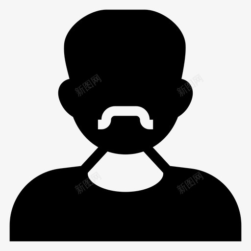 悲伤男孩男性图标svg_新图网 https://ixintu.com 人物 化身字形图标 悲伤 用户 男孩 男性