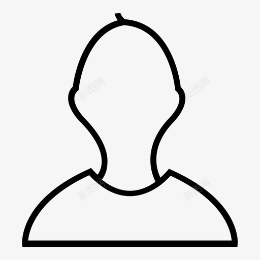 男用户用户配置文件图标svg_新图网 https://ixintu.com 用户配置文件 男用户