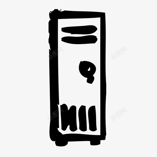 计算机设备电子设备图标svg_新图网 https://ixintu.com 小工具 电子设备 硬件 草图 计算机 设备