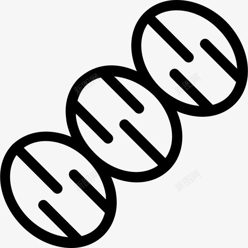 dnadna链dna螺旋图标svg_新图网 https://ixintu.com dna dna螺旋 dna链 科学技术线图标 遗传学
